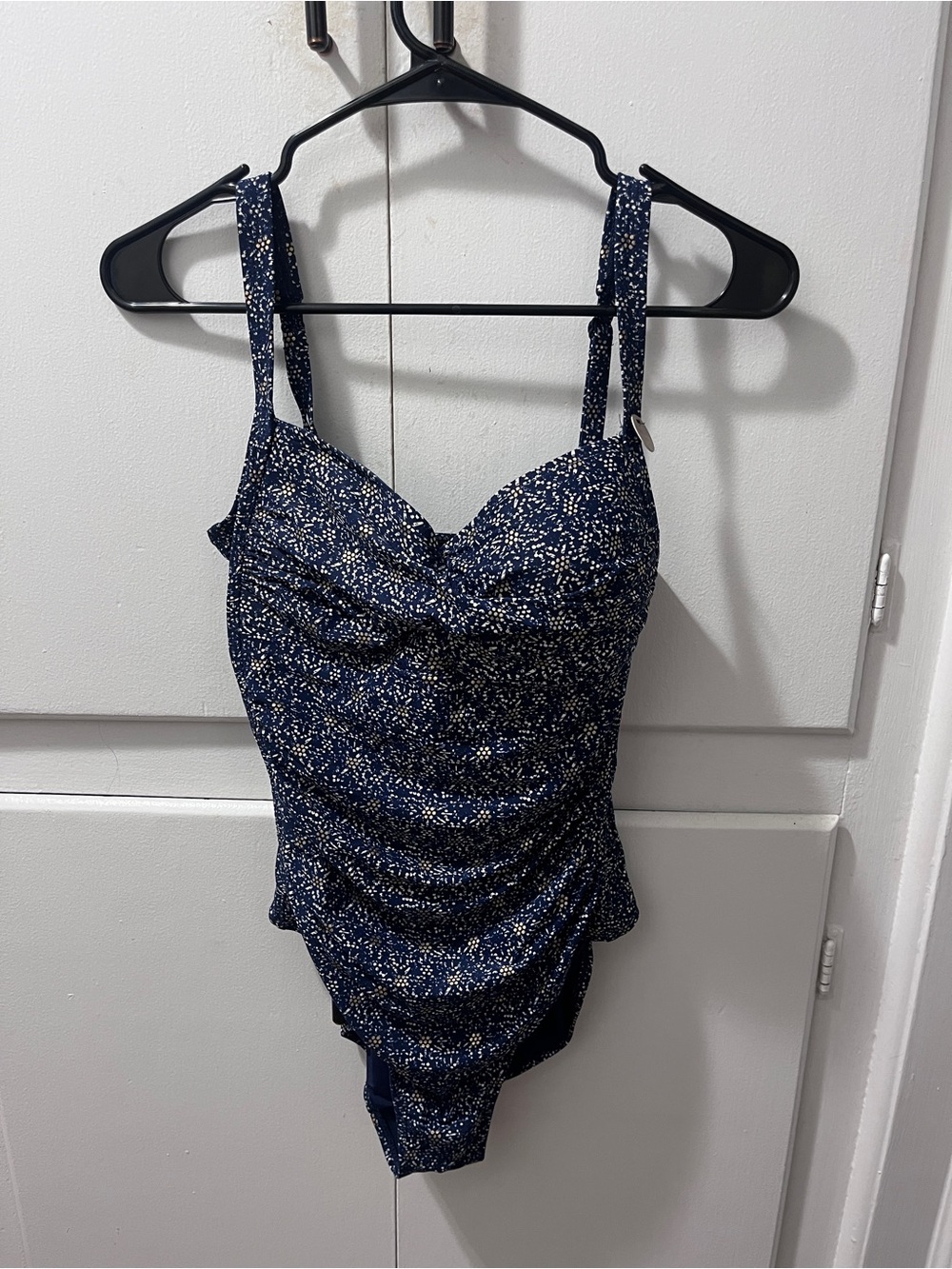 Navy Speckle One-Piece Swimsuit - Niptuck